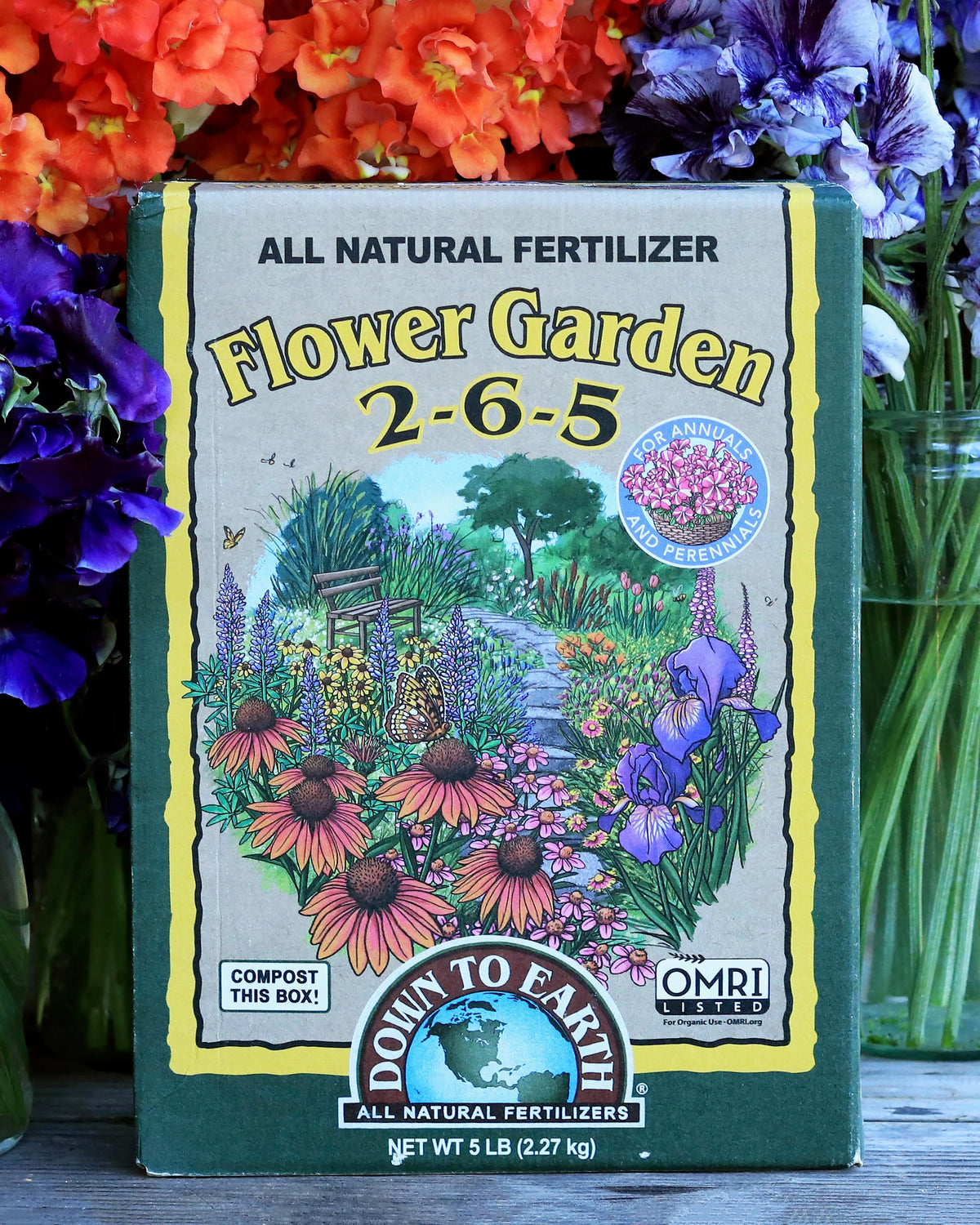 Down to Earth Flower Garden 2-6-5 Organic Fertilizer