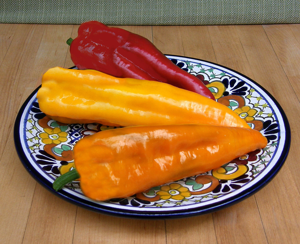 Heirloom Italian Sweet Peppers - Sunset Mix Organic