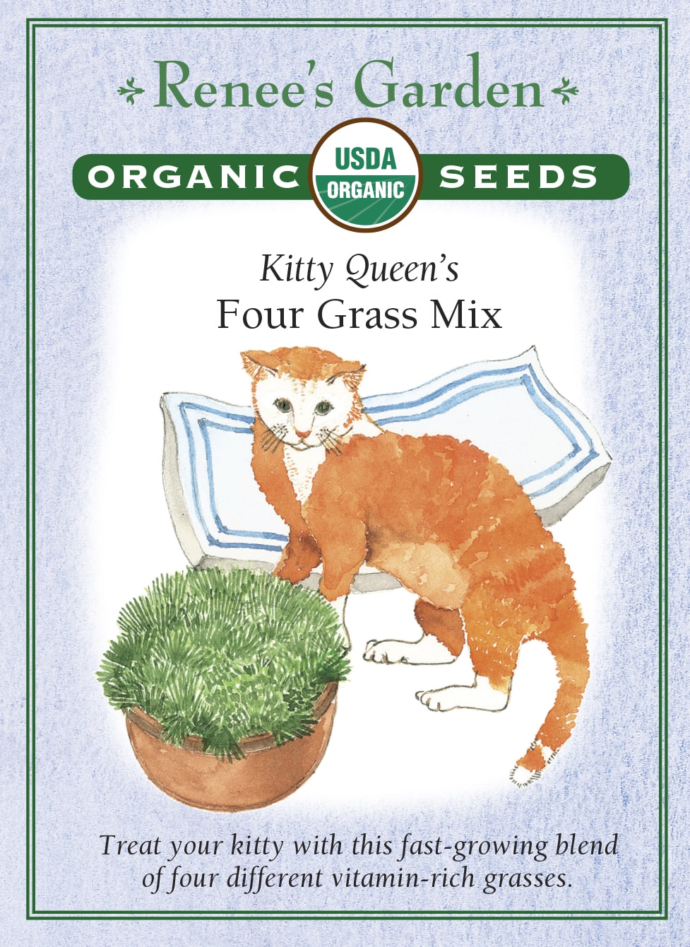 Kitty Queen's - Four Grass Mix Organic