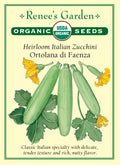 Heirloom Italian Zucchini - Ortolana di Faenza Organic
