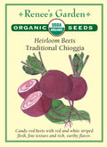 Heirloom Beets - Traditional Chioggia Organic