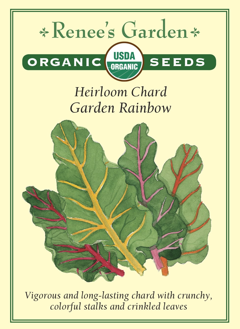 Heirloom Chard - Garden Rainbow Organic