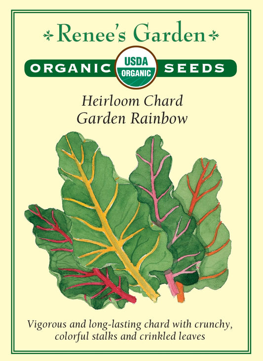 Heirloom Chard - Garden Rainbow Organic