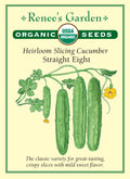 Heirloom Slicing Cucumber - Straight Eight Organic