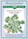 Heirloom Sweet Parsley - Triple Curled Organic