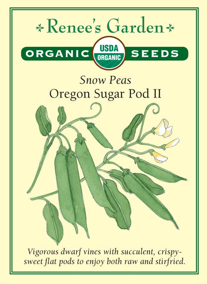 Snow Peas - Oregon Sugar Pod II Organic