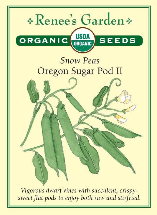 Snow Peas - Oregon Sugar Pod II Organic