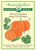 Heirloom Pumpkins - Rouge Vif d'Etampes Organic