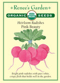 Heirloom Radishes - Pink Beauty Organic
