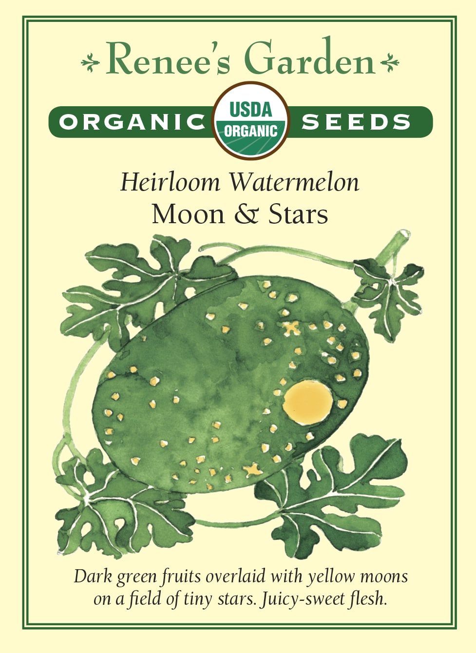 Heirloom Watermelon - Moon & Stars Organic
