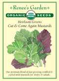 Heirloom Greens - Cut & Come Again Mustards Organic