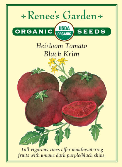 Heirloom Tomato - Black Krim Organic