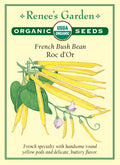 French Bush Bean - Roc d'Or Organic