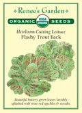 Heirloom Cutting Lettuce - Flashy Trout Back Organic