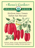 Heirloom Sauce Tomato - Italian San Marzano Organic