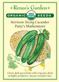 Heirloom Slicing Cucumber - Patty’s Marketmore Organic