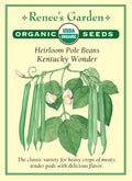 Heirloom Pole Beans - Kentucky Wonder Organic