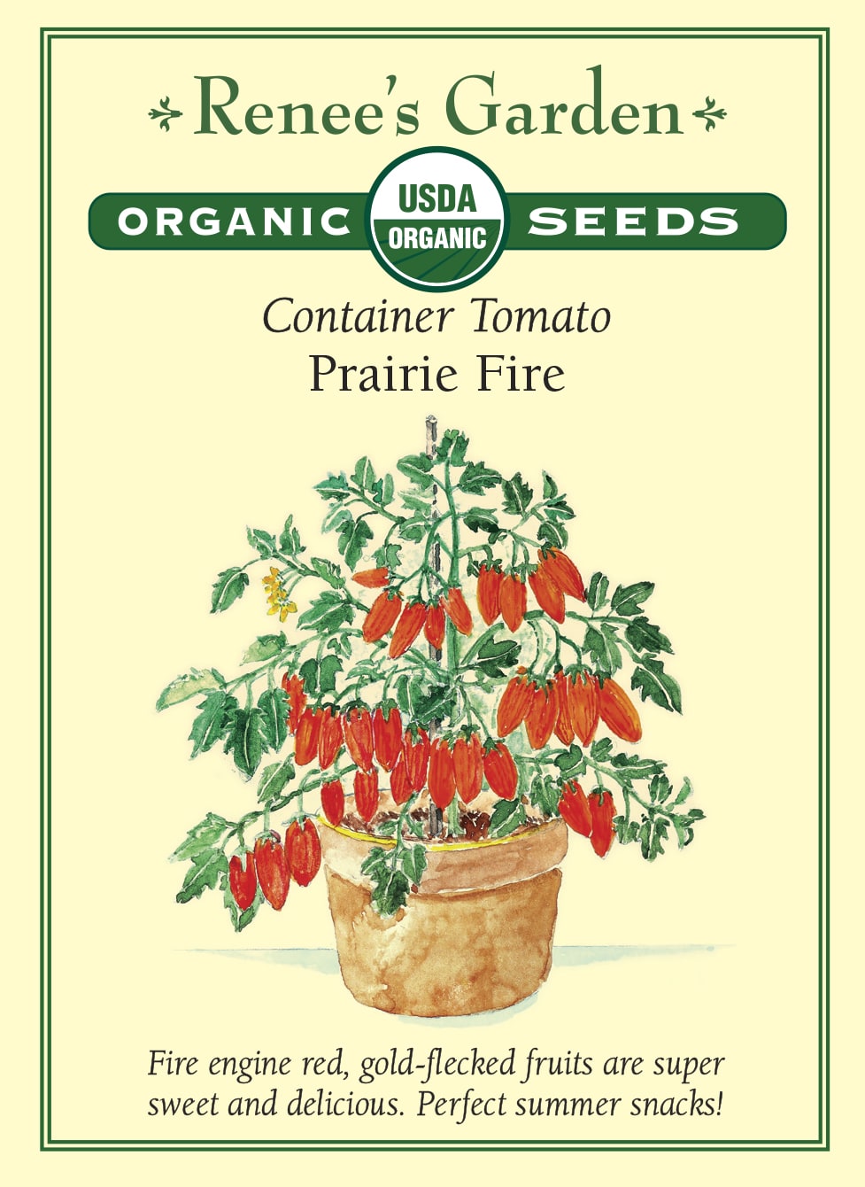 Container Tomato - Prairie Fire Organic