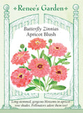 Butterfly Zinnias - Apricot Blush