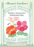 Rainbow Nasturtiums - Whirlybird Mix
