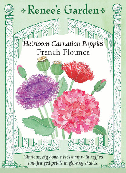 Heirloom Poppies - French Flounce