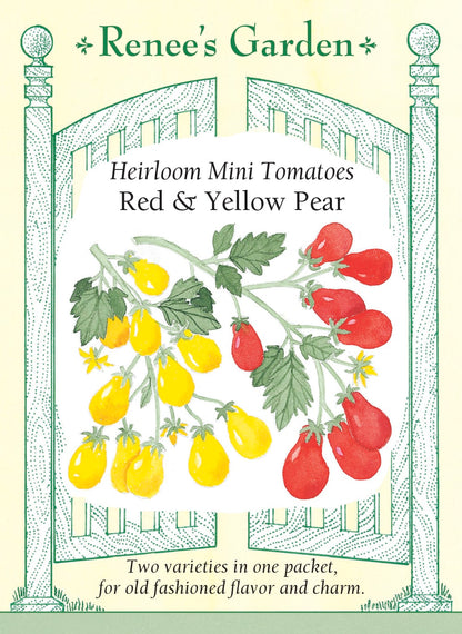 Heirloom Mini Tomatoes - Red & Yellow Pear