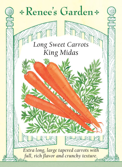 Long Sweet Carrots - King Midas