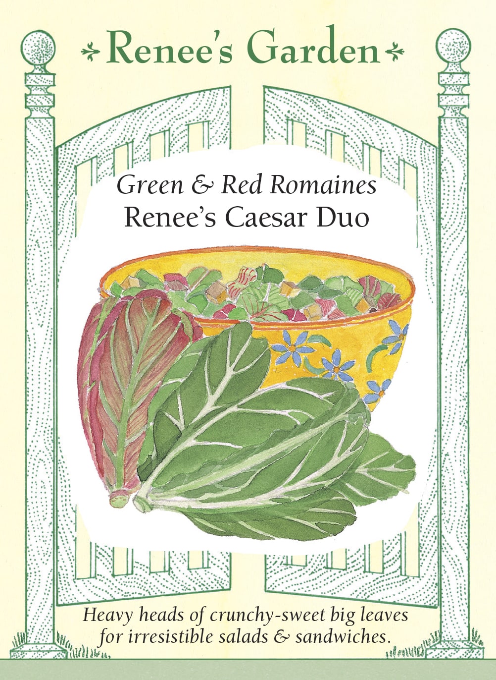 Green & Red Romaines - Renee's Caesar Duo