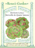 Heirloom Lettuce - Merveille De Quatre Saisons