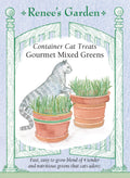 Container Cat Treats - Gourmet Mixed Greens