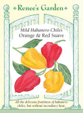 Mild Habanero Chiles - Orange & Red Suave