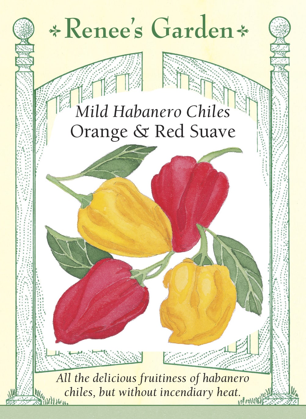 Mild Habanero Chiles - Orange & Red Suave