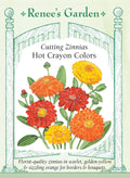 Cutting Zinnias - Hot Crayon Colors