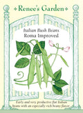 Italian Bush Beans - Roma Improved