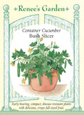 Container Cucumber - Bush Slicer