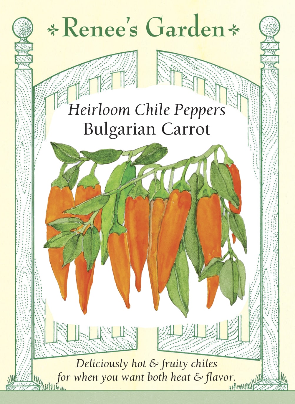 Heirloom Chiles - Bulgarian Carrot
