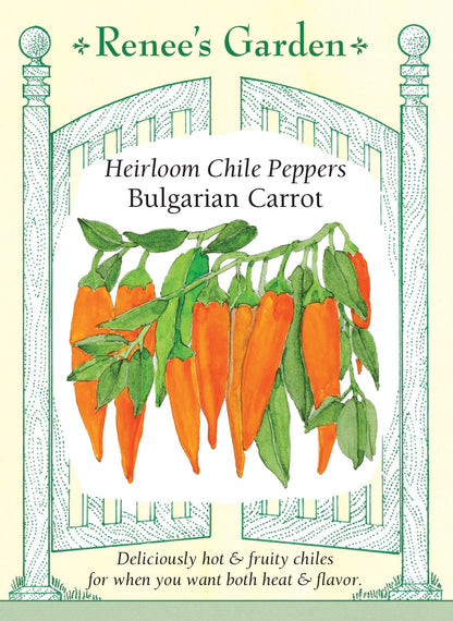 Heirloom Chiles - Bulgarian Carrot