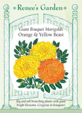 Giant Bouquet Marigolds - Orange & Yellow Beast