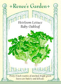 Heirloom Lettuce - Baby Oakleaf