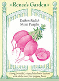Daikon Radish - Mini Purple