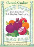 Jewel-Toned Beets - Red, Gold & Candystripe
