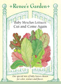 Baby Mesclun Lettuces - Cut and Come Again