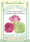Summer Lettuce Bouquet - European Reds & Greens