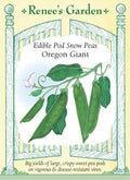 Edible Pod Snow Peas - Oregon Giant