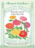 Butterfly Zinnias - Cha-Cha-Cha