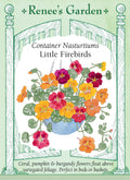 Container Nasturtiums - Little Firebirds