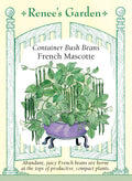Container Bush Beans - French Mascotte