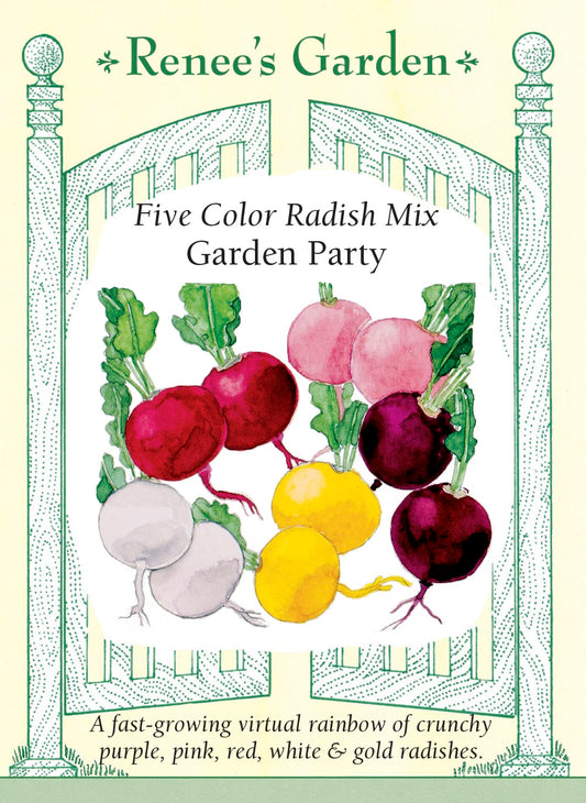Five Color Radish Mix - Garden Party