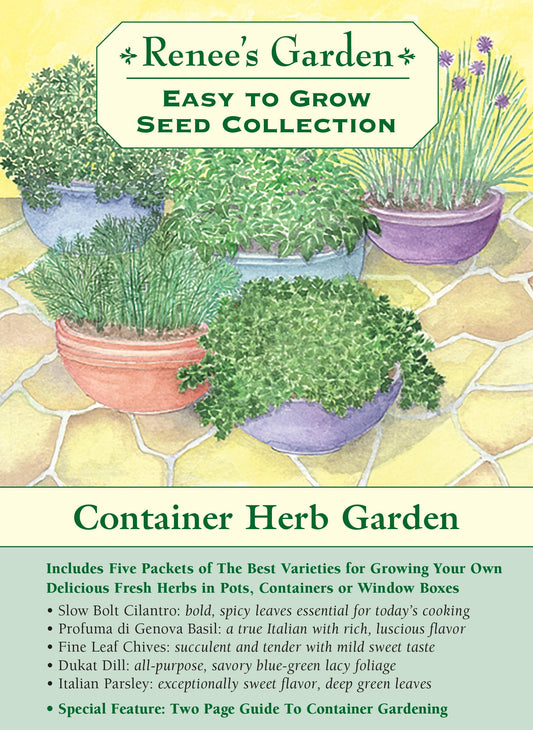 Easy To Grow - The Container Herb Garden