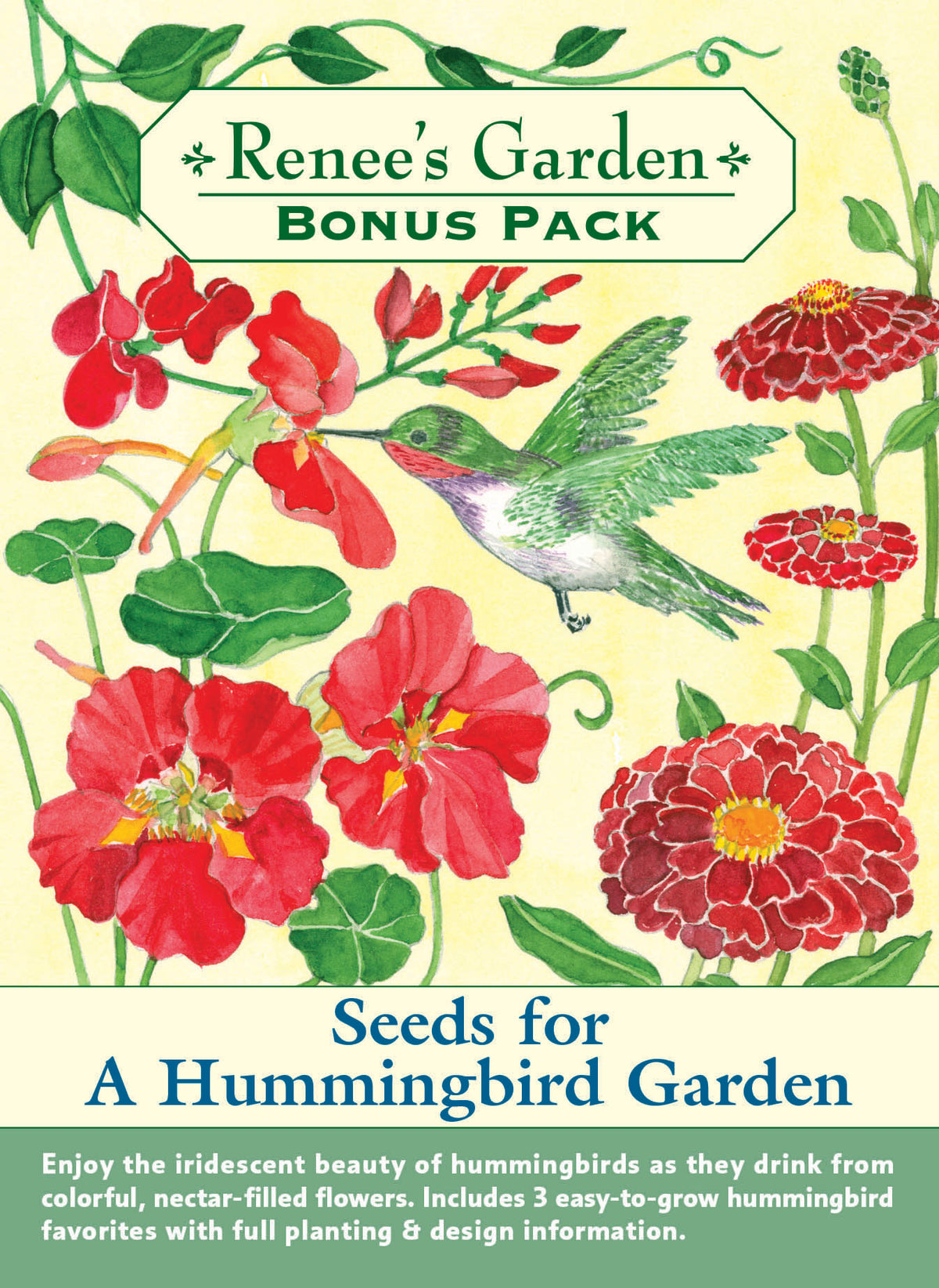 Bonus Pack - Seeds for a Hummingbird Garden